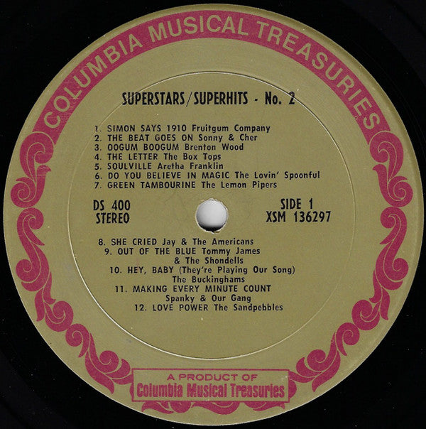 Various : Super Stars - Super Hits, Vols. 1 And 2 (2xLP, Comp, Club)
