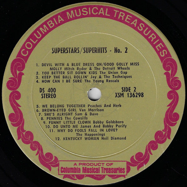 Various : Super Stars - Super Hits, Vols. 1 And 2 (2xLP, Comp, Club)