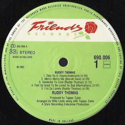 Ruddy Thomas : Reggae By Ruddy Thomas (LP, Album)
