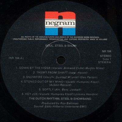 The Dutch Rhythm Steel & Showband : Soul, Steel & Show (LP, Album)