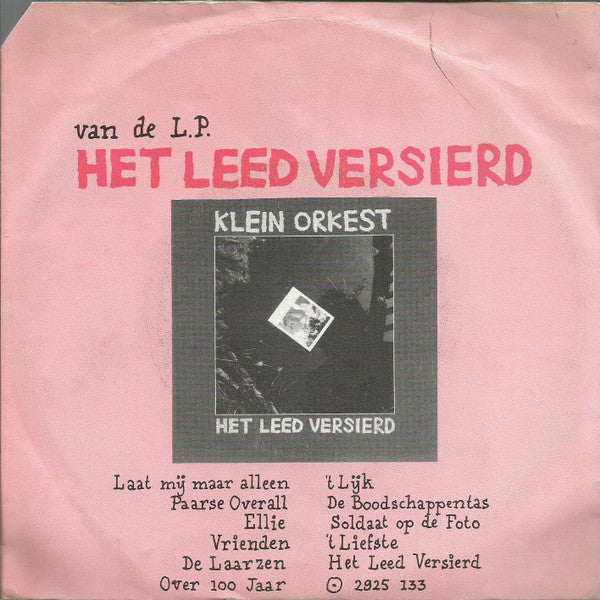 Klein Orkest : Ellie (7", Single)