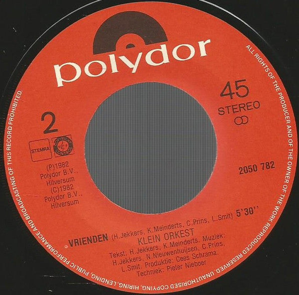 Klein Orkest : Ellie (7", Single)
