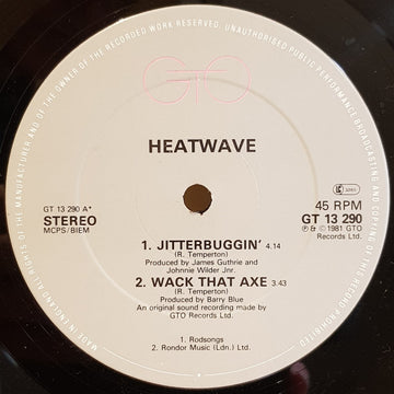 Heatwave : Jitterbuggin' (12", Single)