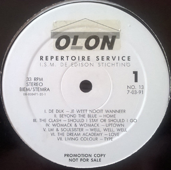 Various : Repertoire Service No. 13 (LP, Comp, Promo)