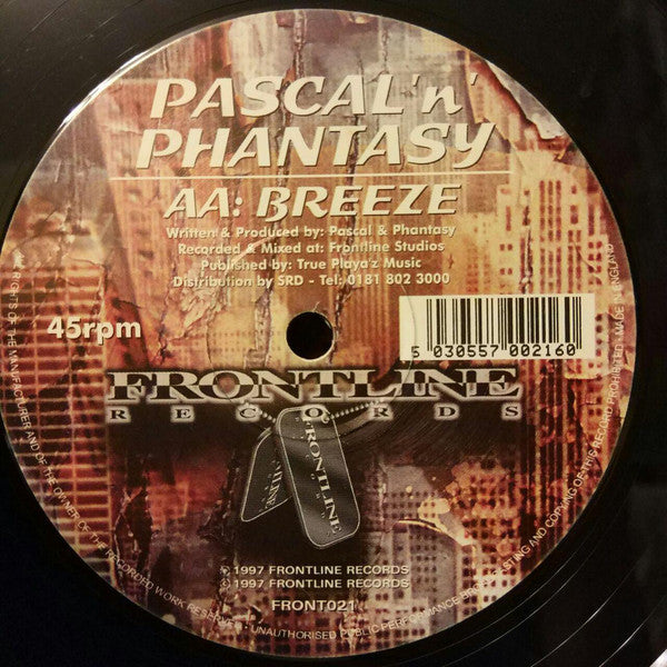 Pascal & DJ Phantasy : Terradaktil / Breeze (12")