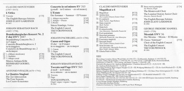 Various : The Early Music Sampler (CD, Comp)