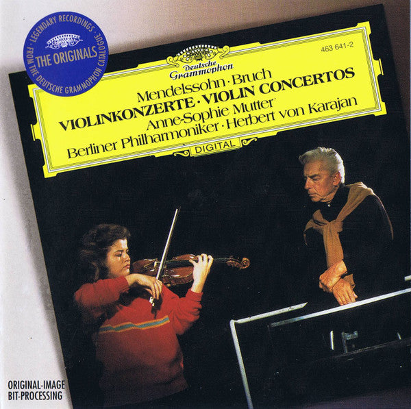 Felix Mendelssohn-Bartholdy · Max Bruch / Anne-Sophie Mutter, Berliner Philharmoniker · Herbert von Karajan : Violinkonzerte = Violin Concertos (CD, Album, RE, RM)