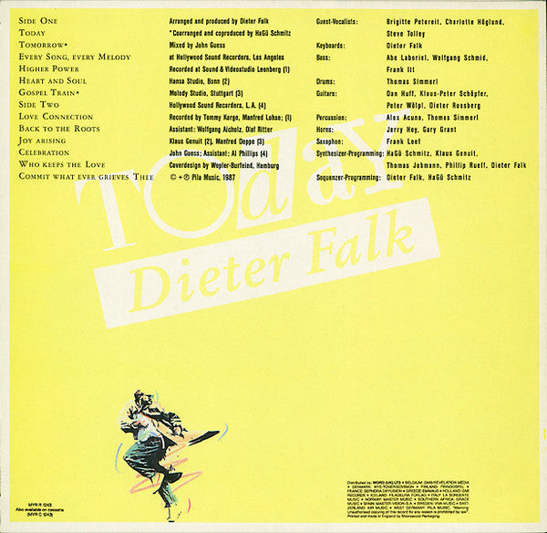 Dieter Falk : Today (LP, Album)