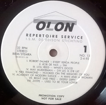 Various : Repertoire Service No. 13 (LP, Comp, Promo)