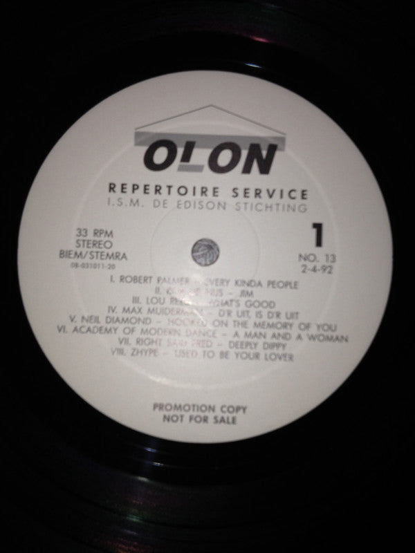 Various : Repertoire Service No. 13 (LP, Comp, Promo)
