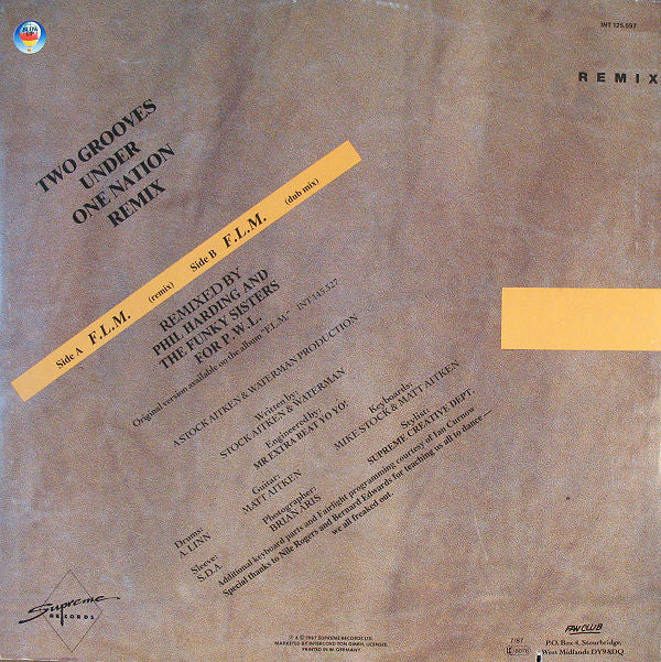 Mel & Kim : F.L.M. Remix (12", Maxi, Gre)