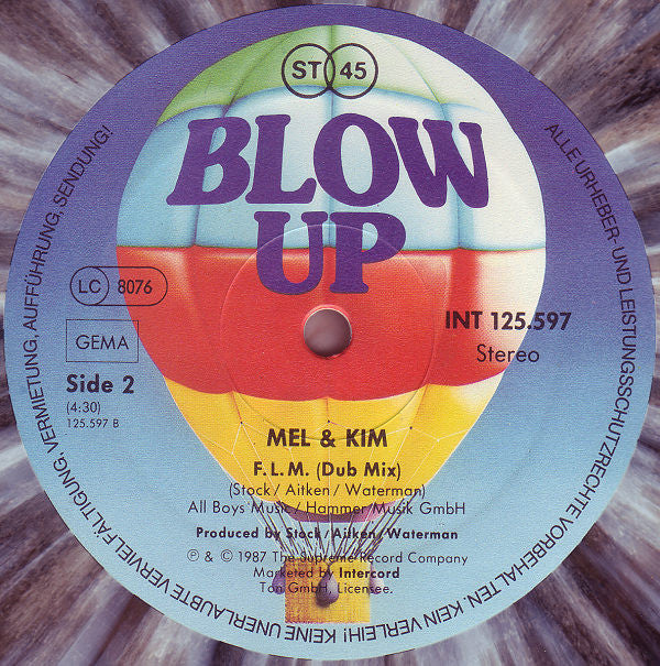 Mel & Kim : F.L.M. Remix (12", Maxi, Gre)