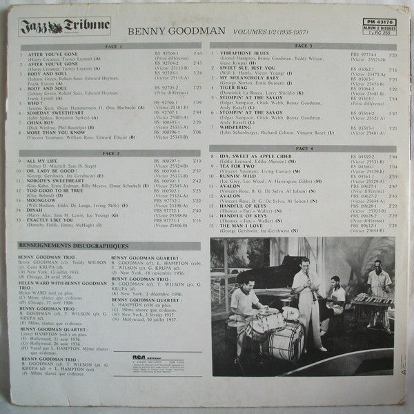 Benny Goodman : "The Complete Small Combinations" Vol.1 & 2 (1935-1937) (2xLP, Comp, RE, Gat)