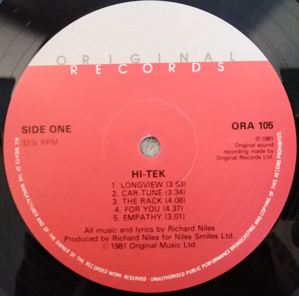 Hi-Tek (2) : Hi-Tek (LP, Album)