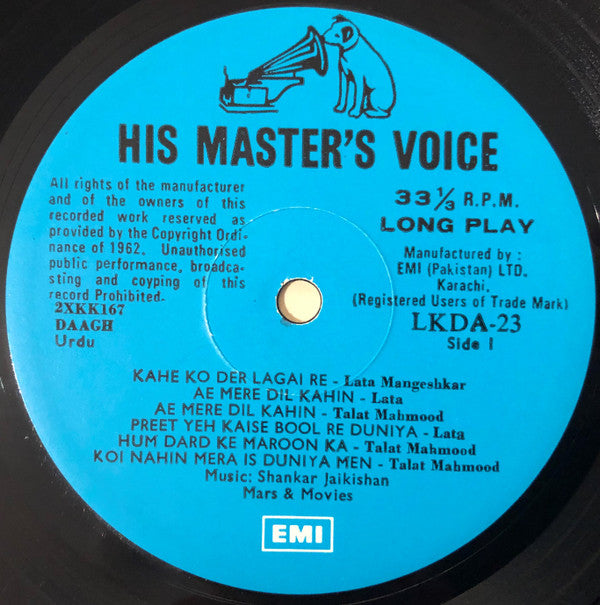 Shankar-Jaikishan / Naushad : Hit Songs Of Yesterday - Daagh / Uran Khatola (LP, Comp)