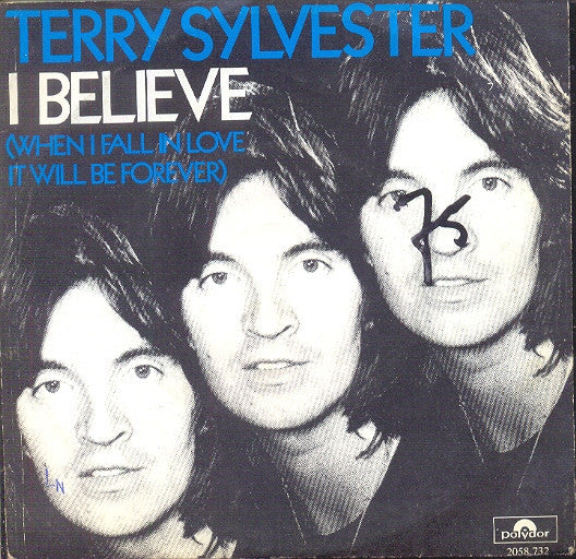 Terry Sylvester : I Believe (When I Fall In Love It Will Be Forever) (7", Single)