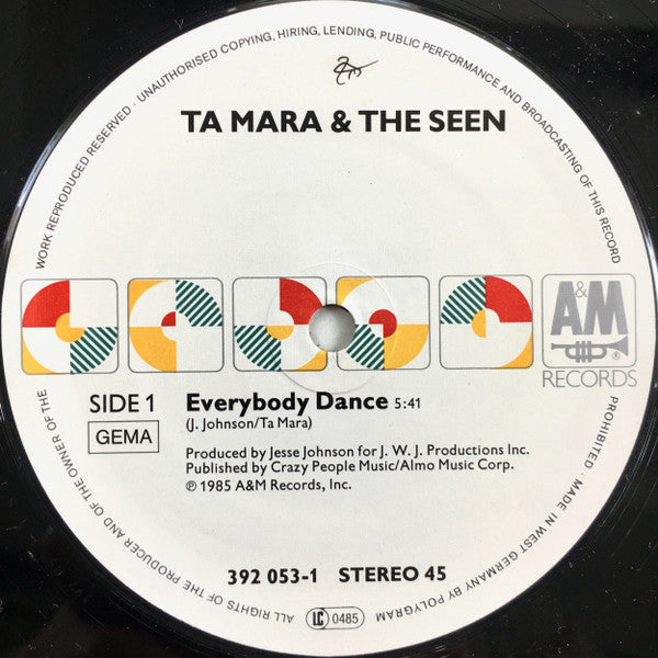 Ta Mara & The Seen : Everybody Dance (12", Maxi)