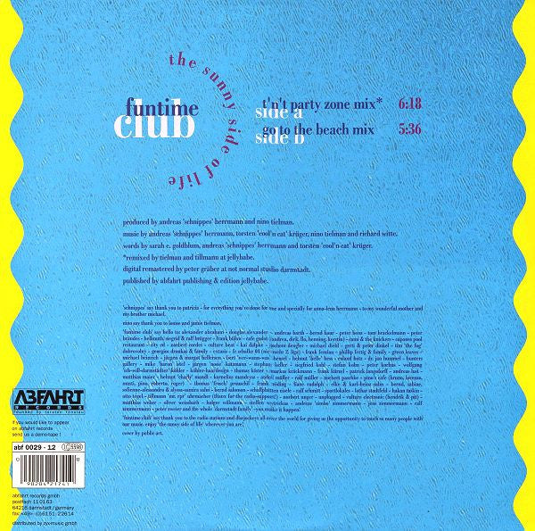 Funtime Club : The Sunny Side Of Life (12")