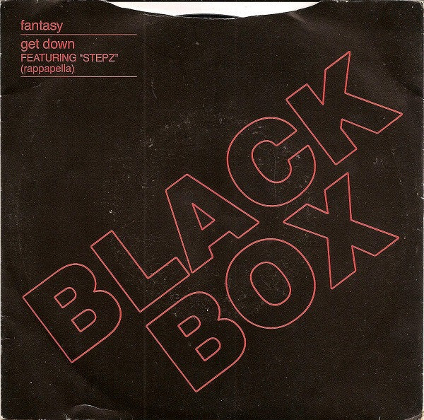 Black Box : Fantasy / Get Down (Rappapella) (7", Single, Red)