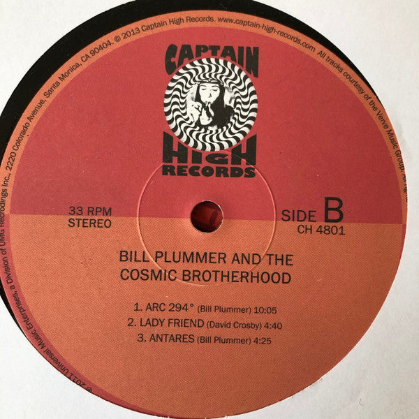 Bill Plummer & The Cosmic Brotherhood : Bill Plummer And The Cosmic Brotherhood (LP, Album, RE)