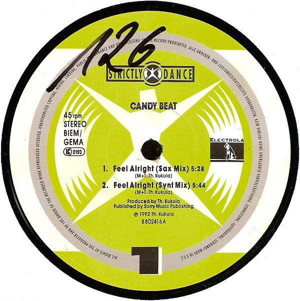 Candy Beat : Feel Alright (12")