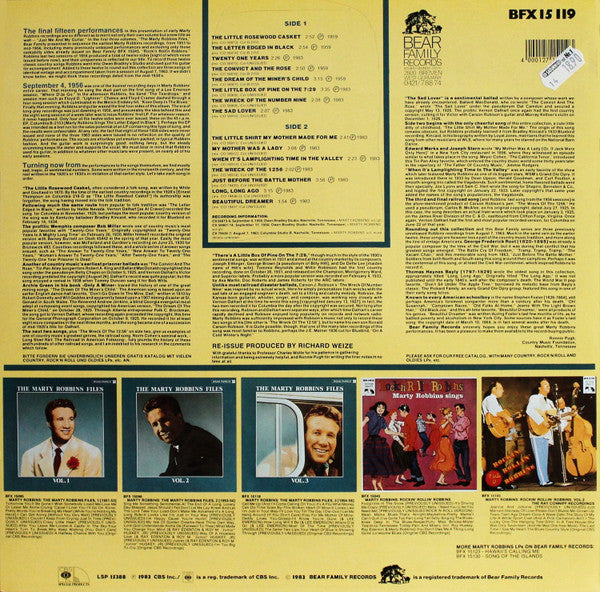 Marty Robbins : Just Me And My Guitar (LP, Comp, RE)