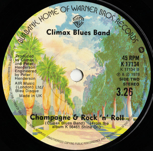 Climax Blues Band : When Talking Is Too Much Trouble (7", Single)