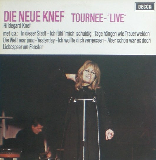 Hildegard Knef : The New Knef - Tournee Live (LP, Album)