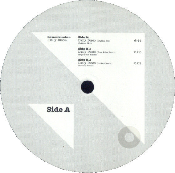 Tobias Lützenkirchen : Daily Disco (12")