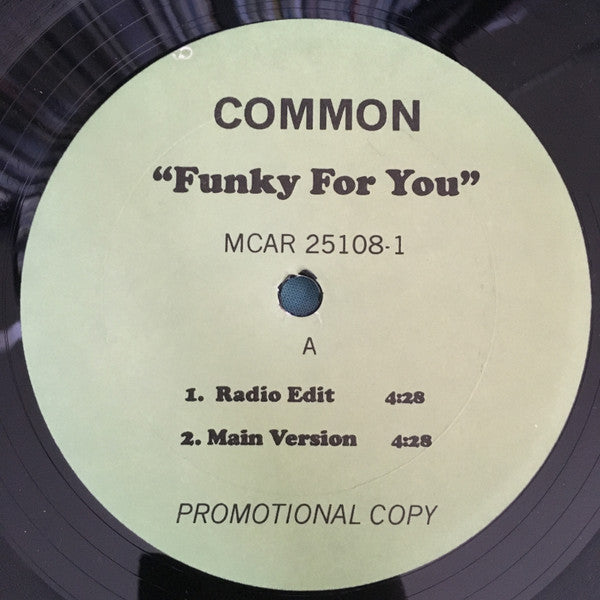 Common : Funky For You (12", Promo)