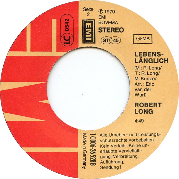 Robert Long : Wenn Man Mich Mal Fragen Würde (7", Single)