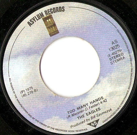 Eagles : Lyin' Eyes (7", Single)