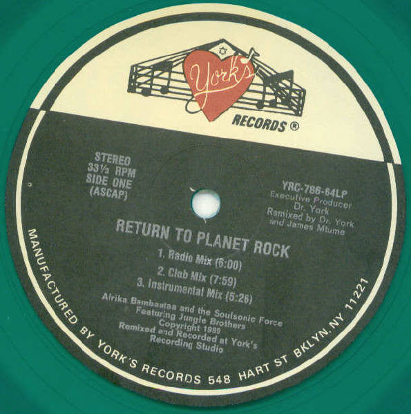 Afrika Bambaataa & Soulsonic Force Featuring Jungle Brothers : Return To Planet Rock (The Second Coming) (12", Gre)