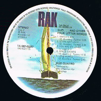 Suzi Quatro : Suzi... And Other Four Letter Words (LP, Album)