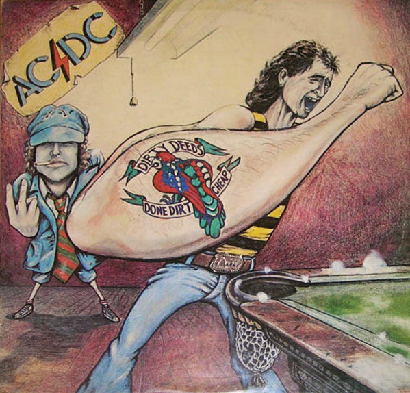 AC/DC : Dirty Deeds Done Dirt Cheap (LP, Album, RP)