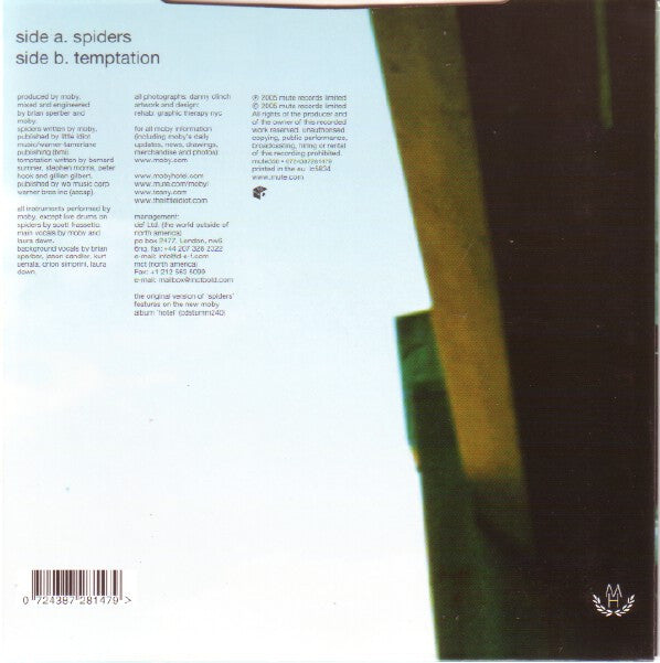 Moby : Spiders (7", Ltd)