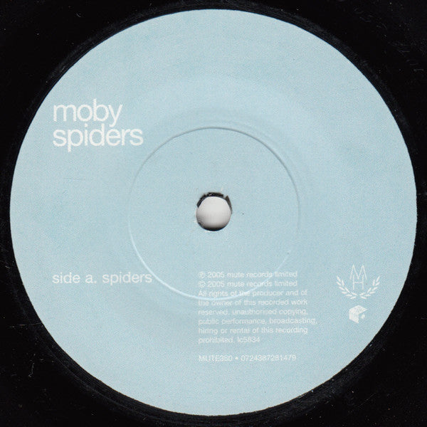 Moby : Spiders (7", Ltd)