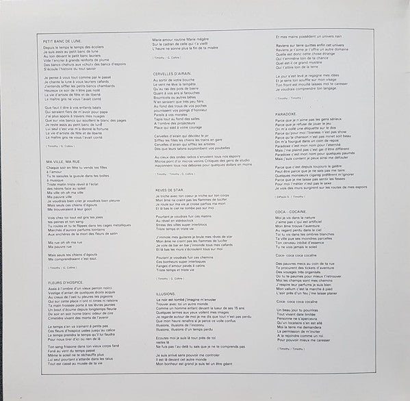 Timothy (7) + Paradox (77) : Illusions (LP, Album)