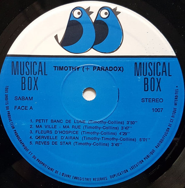 Timothy (7) + Paradox (77) : Illusions (LP, Album)
