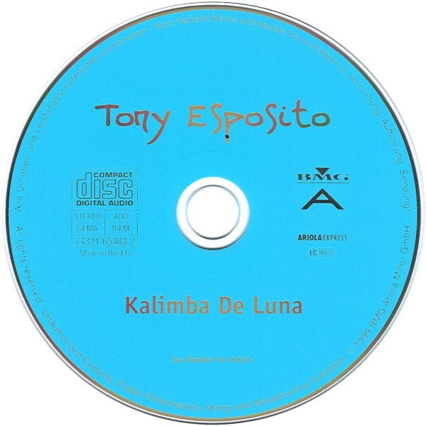 Tony Esposito : Kalimba De Luna (CD, Comp)