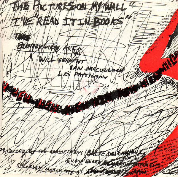 Echo And The Bunnymen* : The Pictures On My Wall (7", Single, RE, Inj)