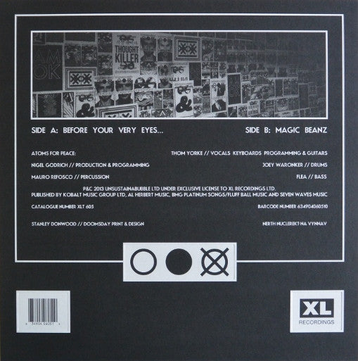 Atoms For Peace (2) : Before Your Very Eyes...  (12", Single, Ltd, Emb)