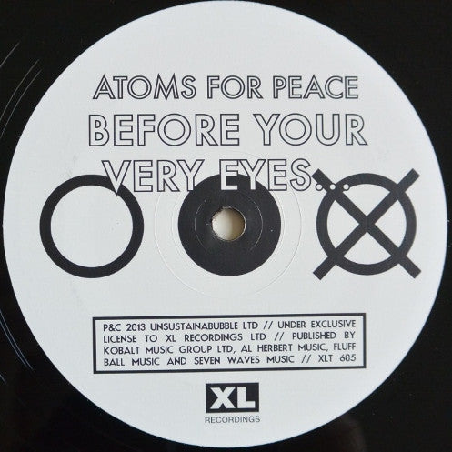Atoms For Peace (2) : Before Your Very Eyes...  (12", Single, Ltd, Emb)