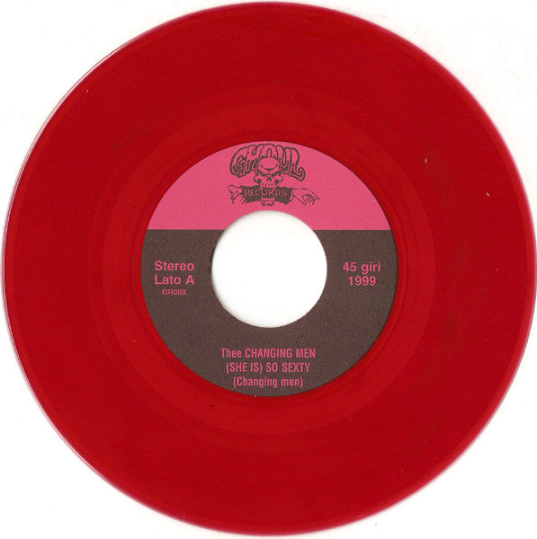 Thee Changing Men / Thee Twister Boyz : Changing Men/Twister Boyz (7", Ltd, Num, Red)