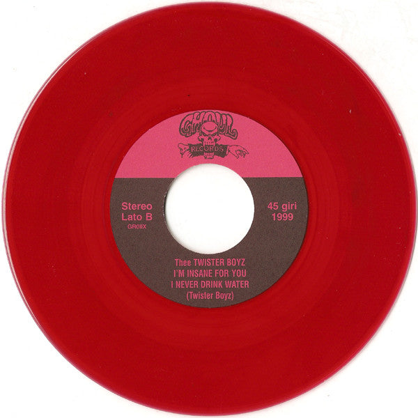 Thee Changing Men / Thee Twister Boyz : Changing Men/Twister Boyz (7", Ltd, Num, Red)