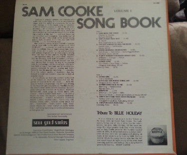 Sam Cooke : Sam Cooke Song Book Volume 1: Tribute To Billie Holiday (LP)