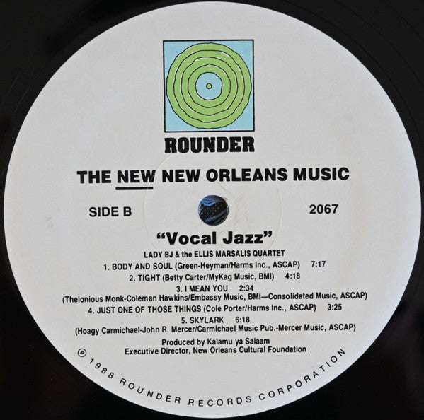Germaine Bazzle And Friends, Lady BJ & The Ellis Marsalis Quartet : The New New Orleans Music - Vocal Jazz (LP, Comp)