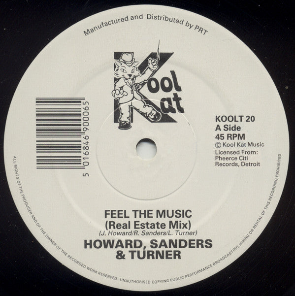 Jeffrey Howard, Romel Sanders & Lonell Turner : Feel The Music (12")