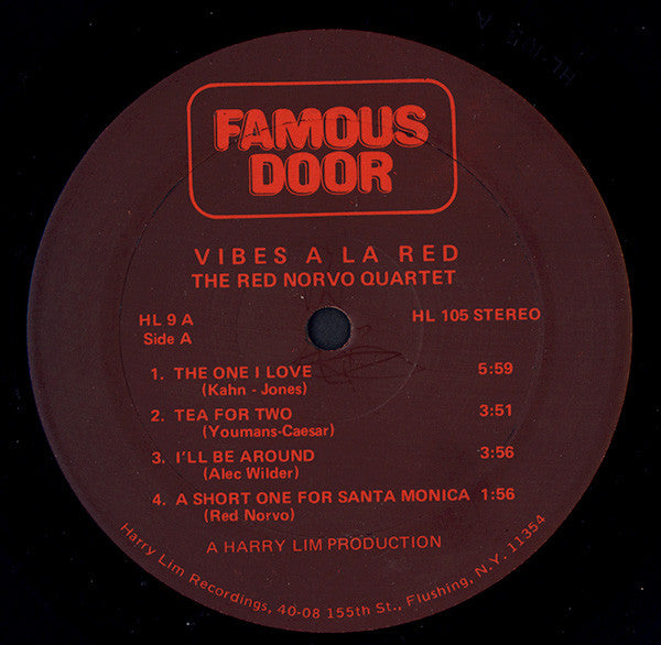Red Norvo Combo : Vibes A La Red (LP, Album)