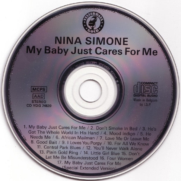 Nina Simone : My Baby Just Cares For Me (CD, Comp, RE)